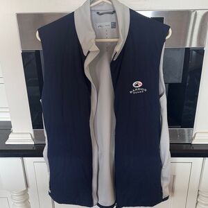 Bandon Dunes Navy and Gray Vest by Kjus